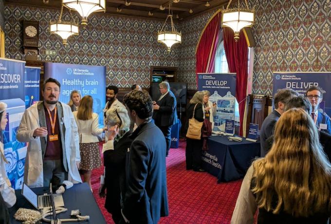 A landscape photo of a room in westminster for the UK DRI event