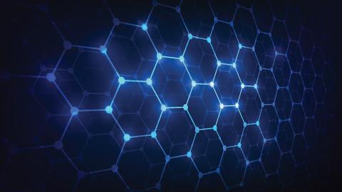 Blue Hexagons
